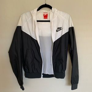 Black & White Nike Windbreaker